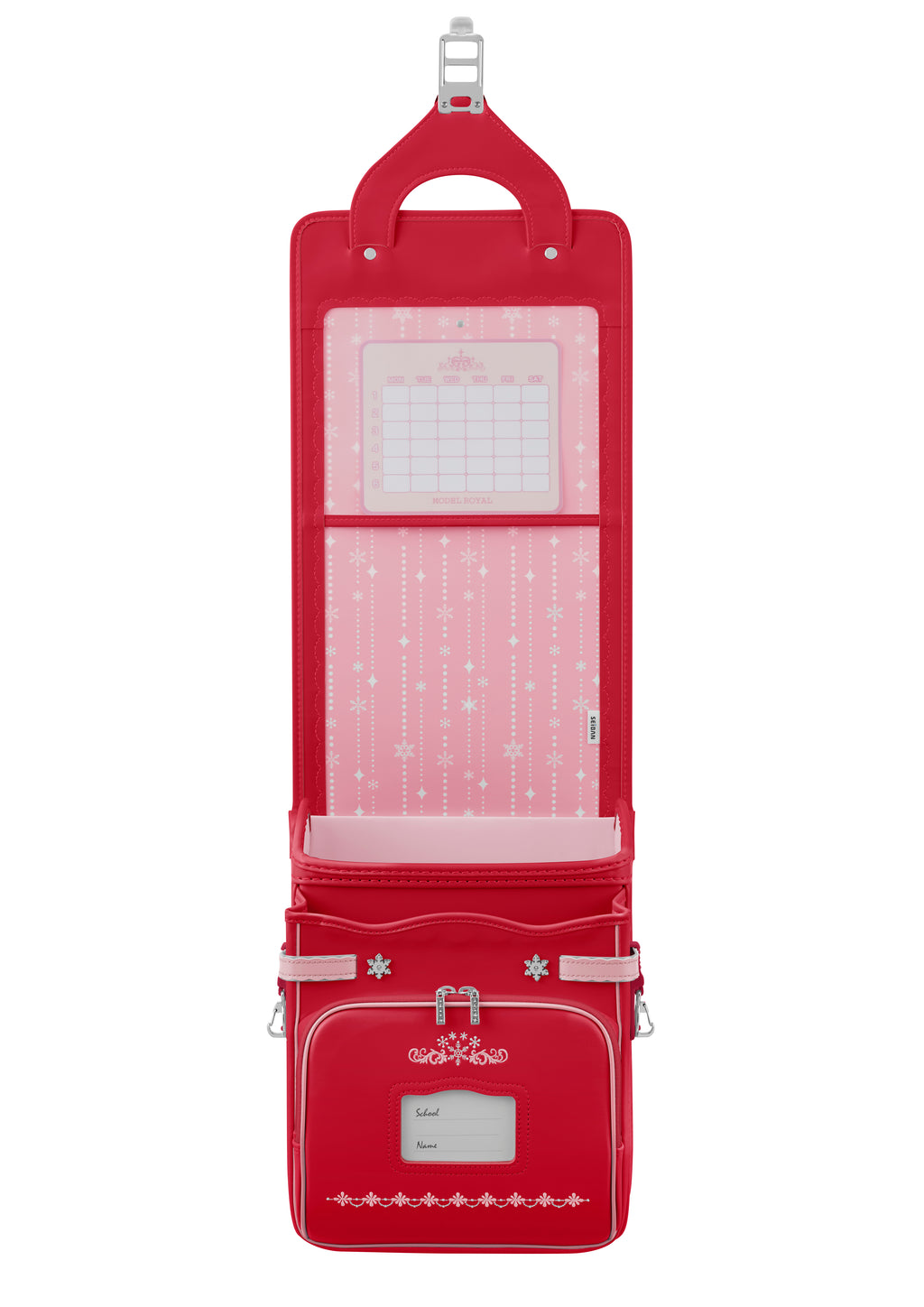 Vivid Pink x Baby Pink Model Royal Crystal Randoseru