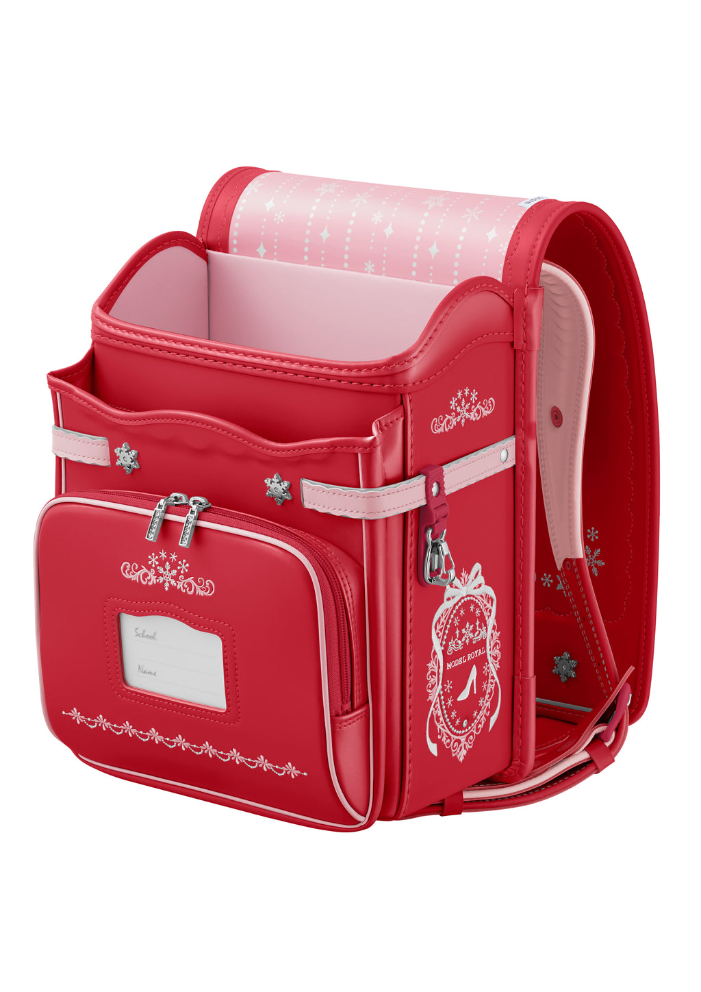 Vivid Pink x Baby Pink Model Royal Crystal Randoseru