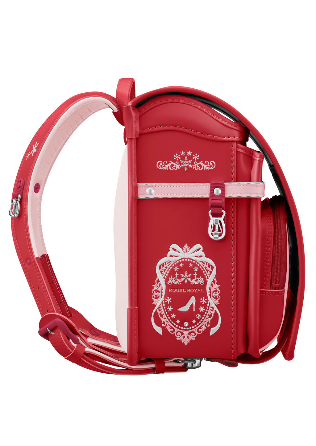 Vivid Pink x Baby Pink Model Royal Crystal Randoseru